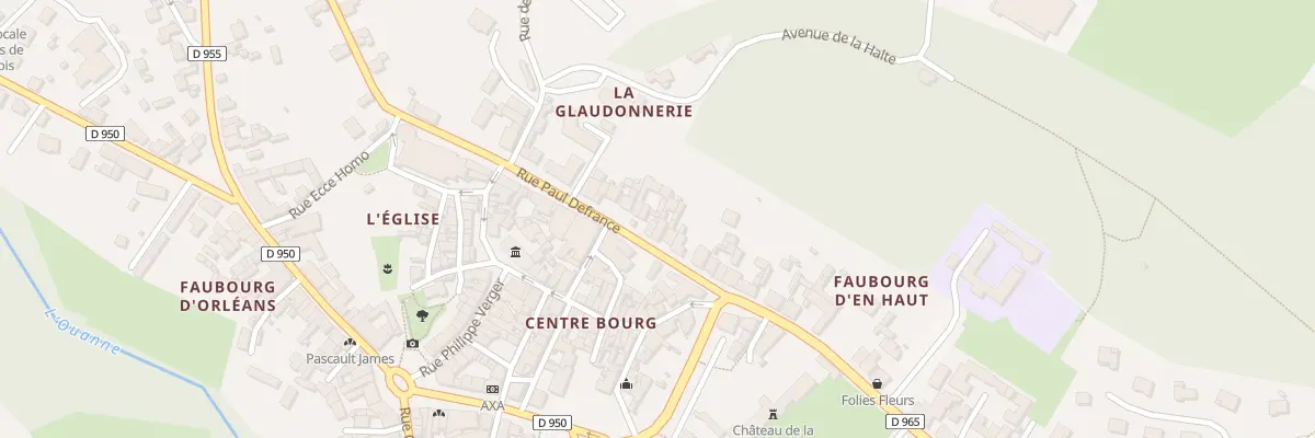 Plan du 16X Rue Paul Defrance à Toucy