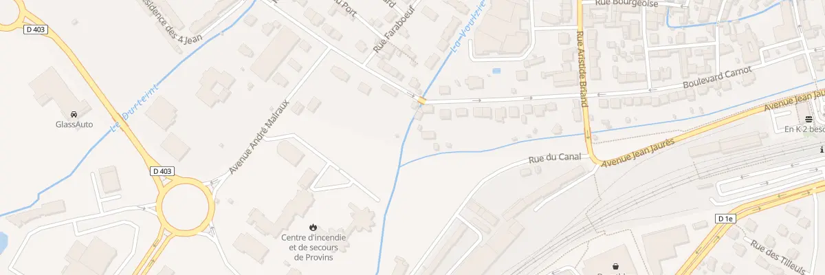 Plan du 73B Bd Carnot à Provins