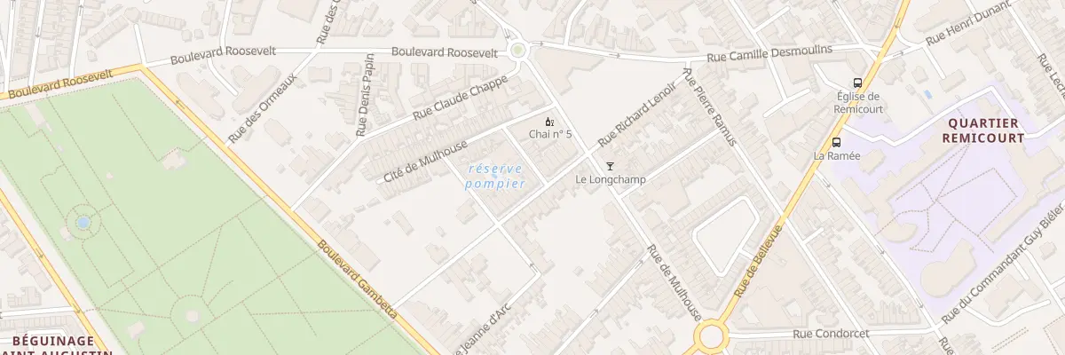 Plan du 17 Rue Richard Lenoir à Saint-Quentin