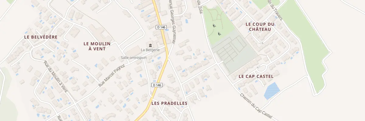 Plan du 3 Av Albert Camus à Abeilhan