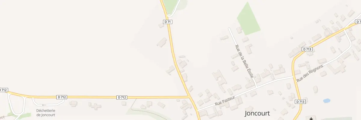Plan du 1 Rue des Buttes à Joncourt