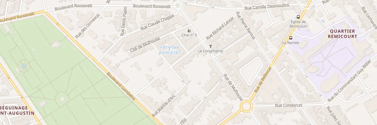 Plan du 22 Rue Richard Lenoir à Saint-Quentin