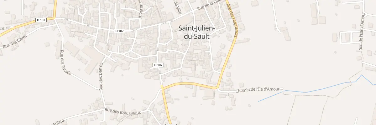Plan du 10 Rue du Saint Esprit à Saint-Julien-du-Sault