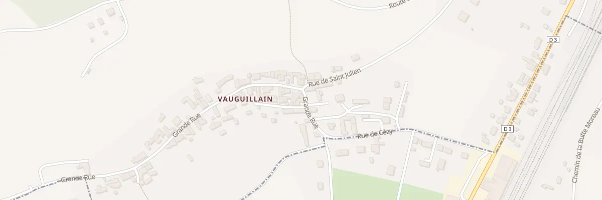Plan du 7 Rue de Cezy Vauguillain à Saint-Julien-du-Sault