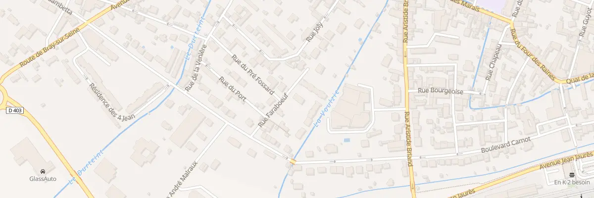 Plan du 6 Rue Faraboeuf à Provins