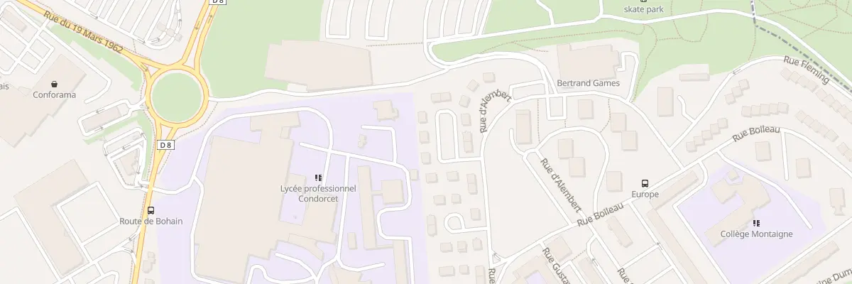 Plan du 27 Rue d’Alembert à Saint-Quentin