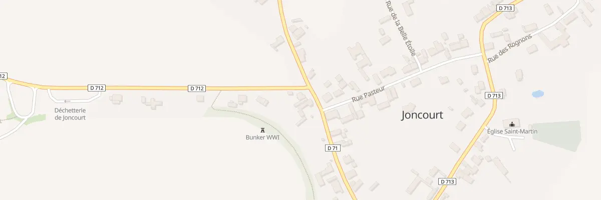 Plan du 8 Rue des Buttes à Joncourt