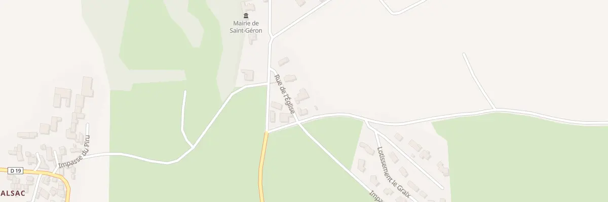 Plan du 5005 Le Bourg à Saint-Géron