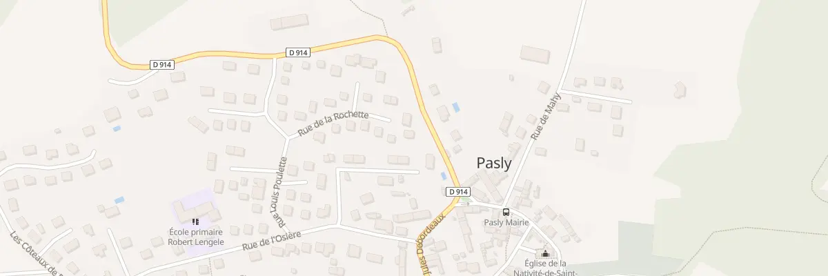 Plan du 7 Rue de la Rochette à Pasly