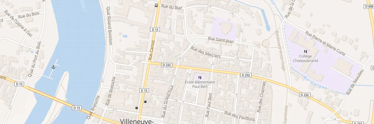 Plan du 21 Rue de Valprofonde à Villeneuve-sur-Yonne