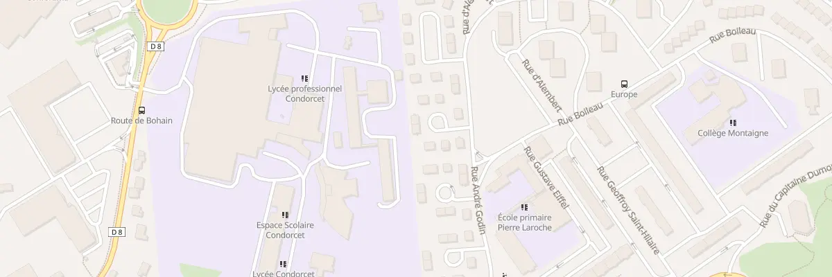 Plan du 7 Rue d’Alembert à Saint-Quentin