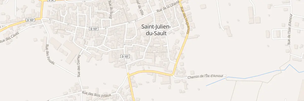 Plan du 9 Rue de l’Hôtel-Dieu à Saint-Julien-du-Sault