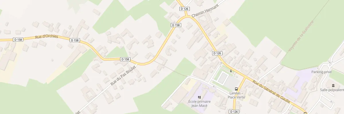 Plan du 123 Rue d’Orchies à Landas