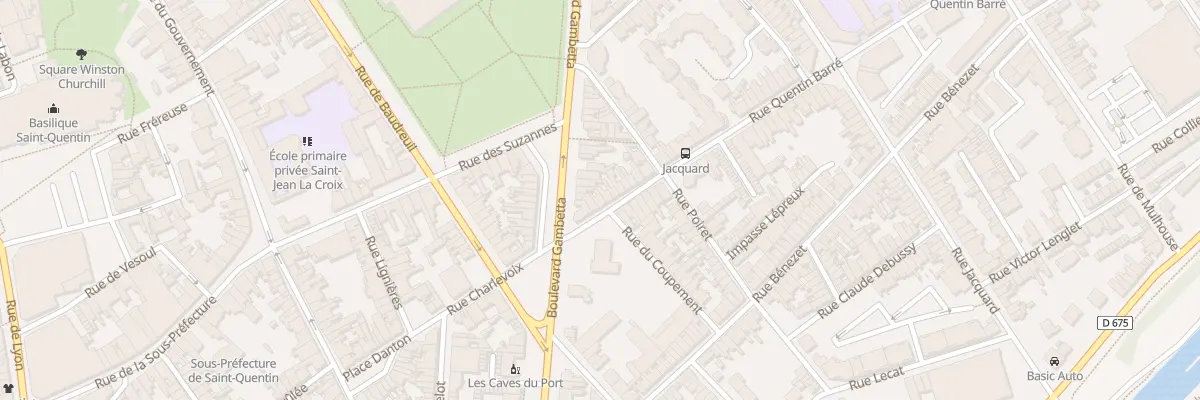 Plan du 5 Rue Quentin Barré à Saint-Quentin