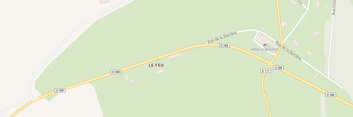 Plan du 6 Hameau du Feu à Saint-Beauzire