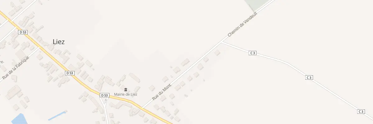 Plan du 9 Rue du Mont à Liez