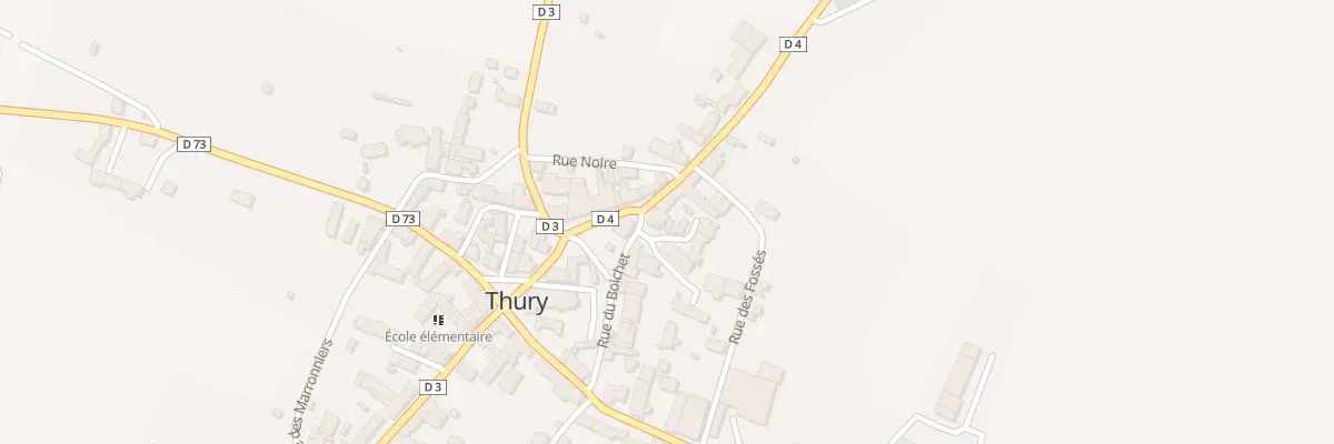 Plan du 2 Rte de la Porte d’Auxerre à Thury