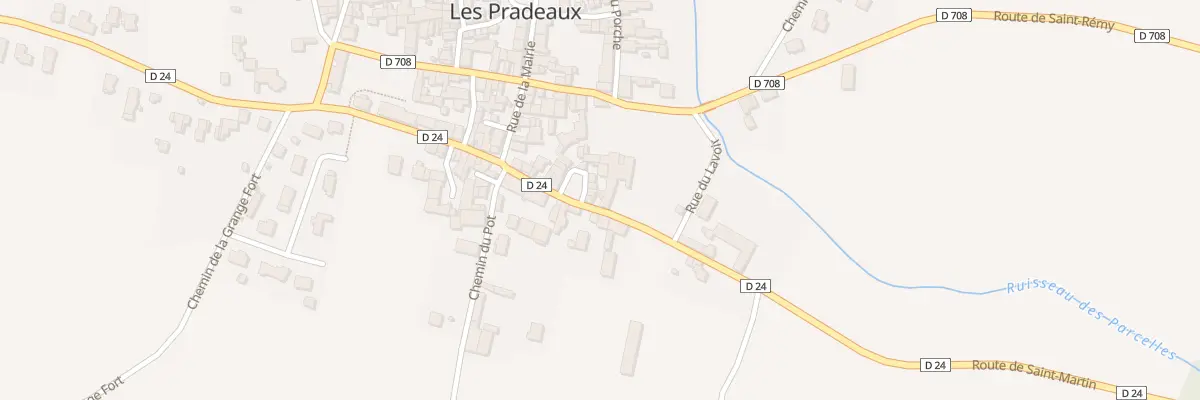 Plan du 23 Rte de Saint-martin aux Pradeaux