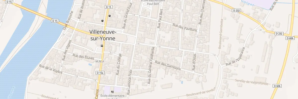 Plan du 10A Rue du Puits d’Amour à Villeneuve-sur-Yonne