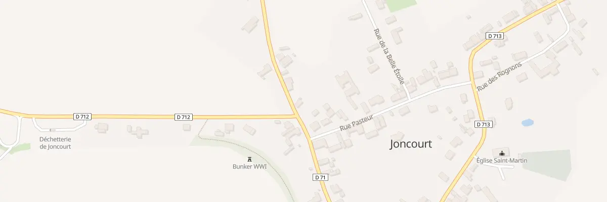 Plan du 7 Rue des Buttes à Joncourt