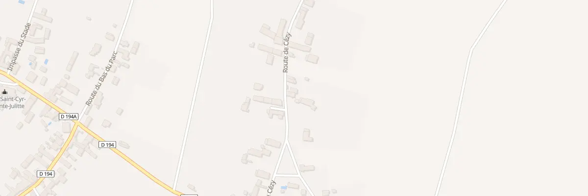 Plan du 10 Rte de Cézy à La Celle-Saint-Cyr