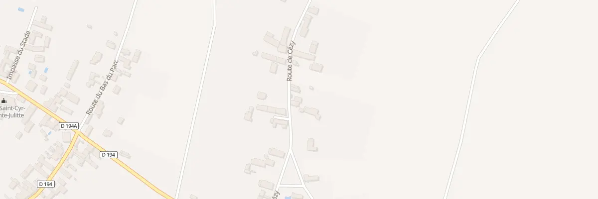 Plan du 12 Rte de Cézy à La Celle-Saint-Cyr
