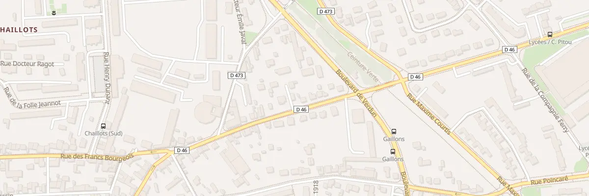 Plan du 47 Rue du 89eme Ri à Sens