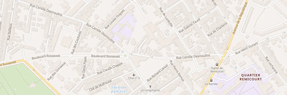 Plan du 129 Rue Camille Desmoulins à Saint-Quentin