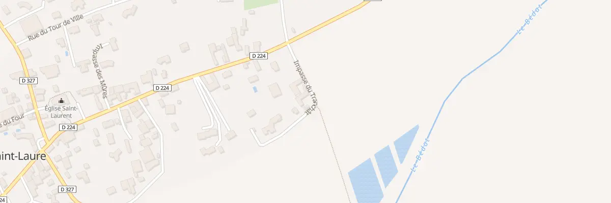 Plan du 4 Imp du Tranchat à Saint-Laure