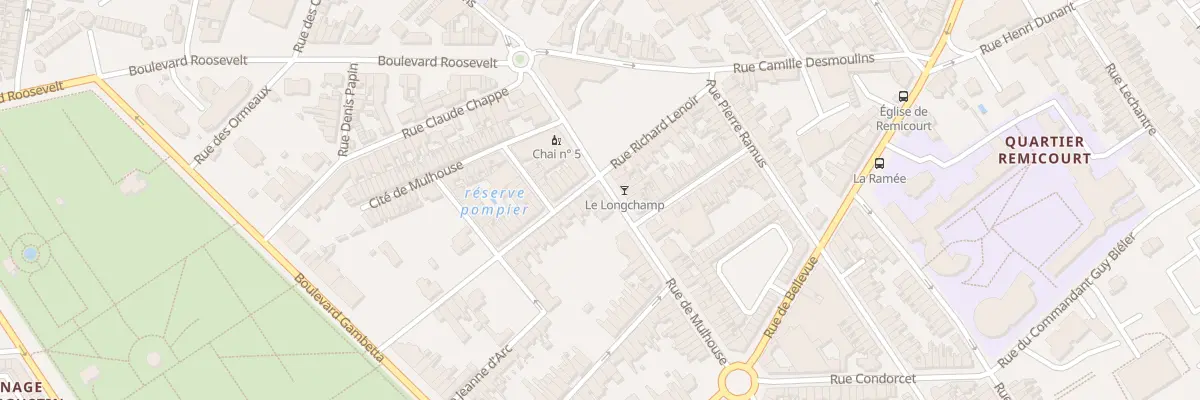 Plan du 24 Rue de Mulhouse à Saint-Quentin