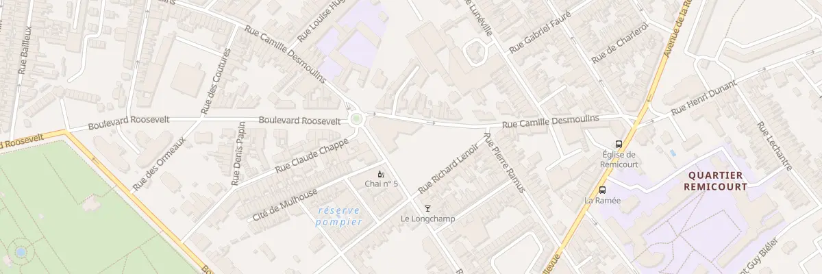 Plan du 120B Rue Camille Desmoulins à Saint-Quentin