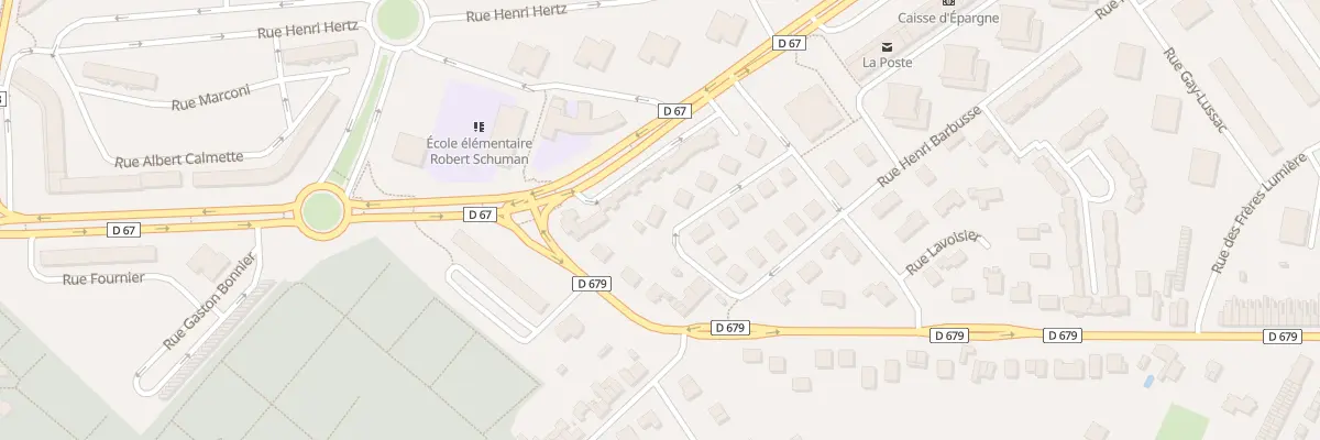 Plan du 1 Rue Gaspard Monge à Saint-Quentin