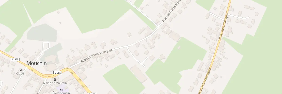 Plan du 28 Rue des Freres Franquet à Mouchin