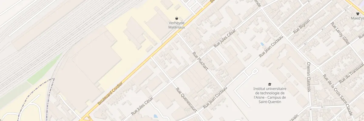 Plan du 76 Rue Jules César à Saint-Quentin