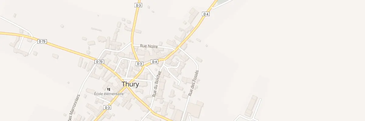 Plan du 1 Rue du Boichet à Thury