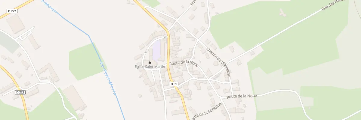 Plan du 3 Rte de la Noue à Sablonnières