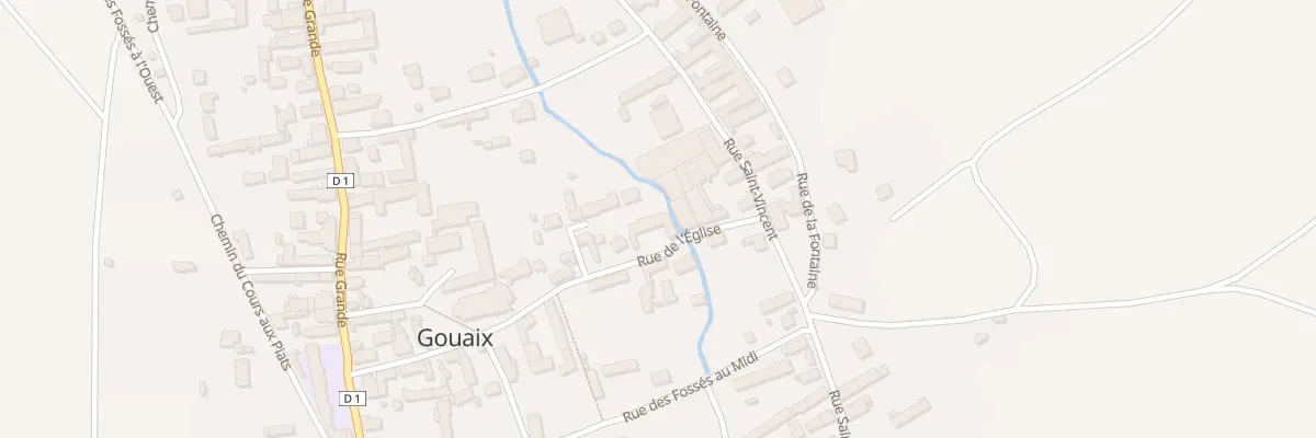 Plan du 17 Rue de l’Eglise à Gouaix