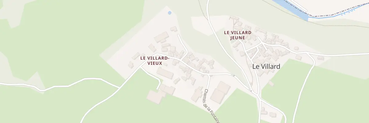 Plan du 5025 Le Villard aux Salelles