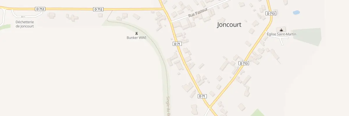 Plan du 12 Rue des Buttes à Joncourt