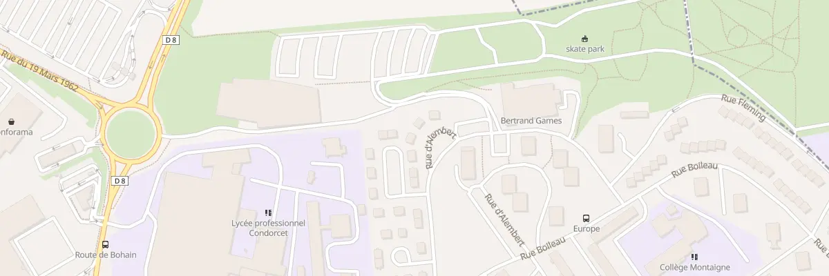 Plan du 41 Rue d’Alembert à Saint-Quentin