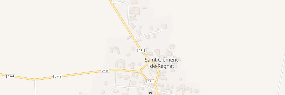 Plan du 2 Rte de Régnat à Saint-Clément-de-Régnat
