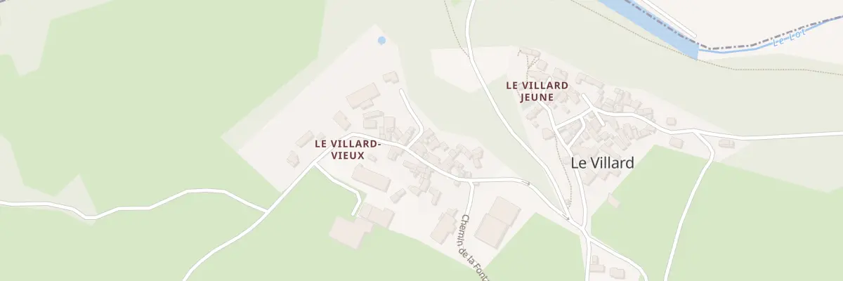 Plan du 28 Che du Villard Vieux à Chanac