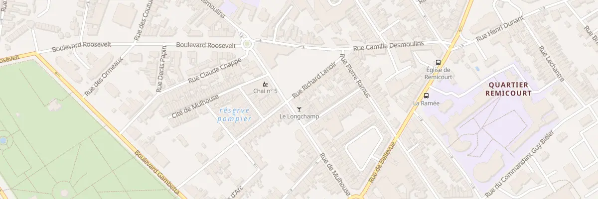 Plan du 1B Rue de Mulhouse à Saint-Quentin