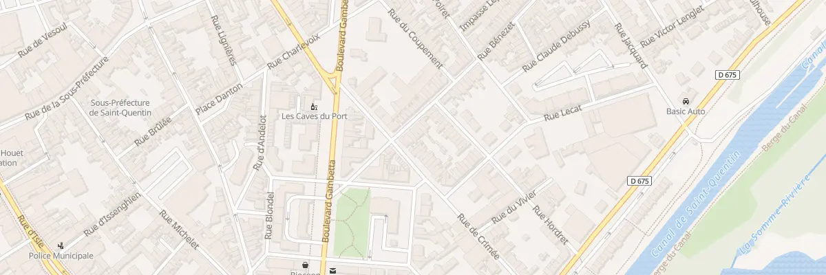Plan du 4B Rue Bénézet à Saint-Quentin