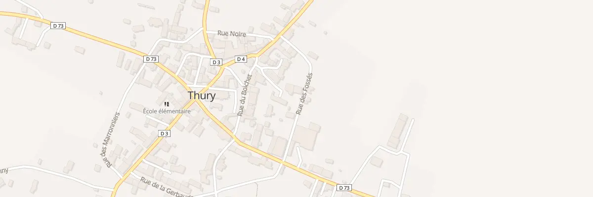 Plan du 8 Rue des Fossés à Thury