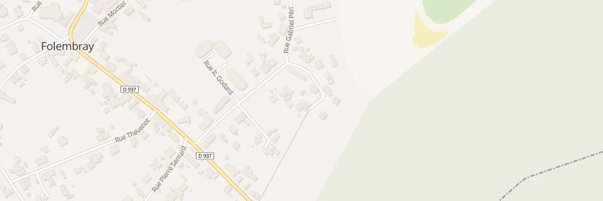 Plan du 27 Rue Gabriel Péri à Folembray
