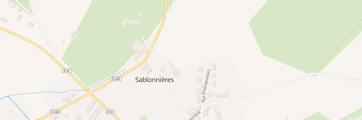 Plan du 2 Che des Aulnettes à Sablonnières