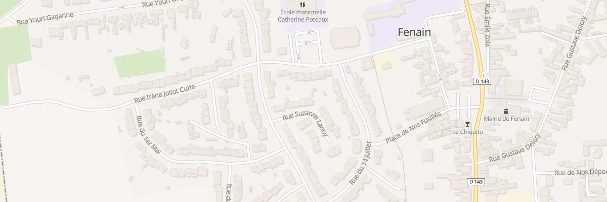 Plan du 62 Rue Suzanne Lanoy à Fenain