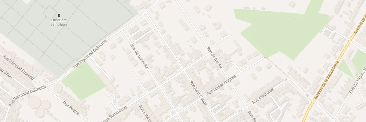 Plan du 118B Rue Jules Coupé à Saint-Quentin