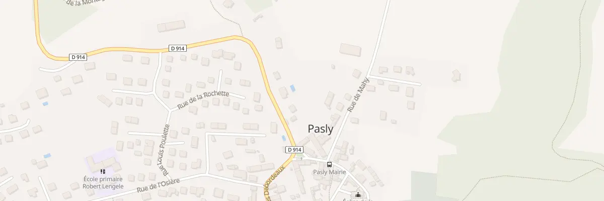 Plan du 9003 Rue de Vauxrezis à Pasly